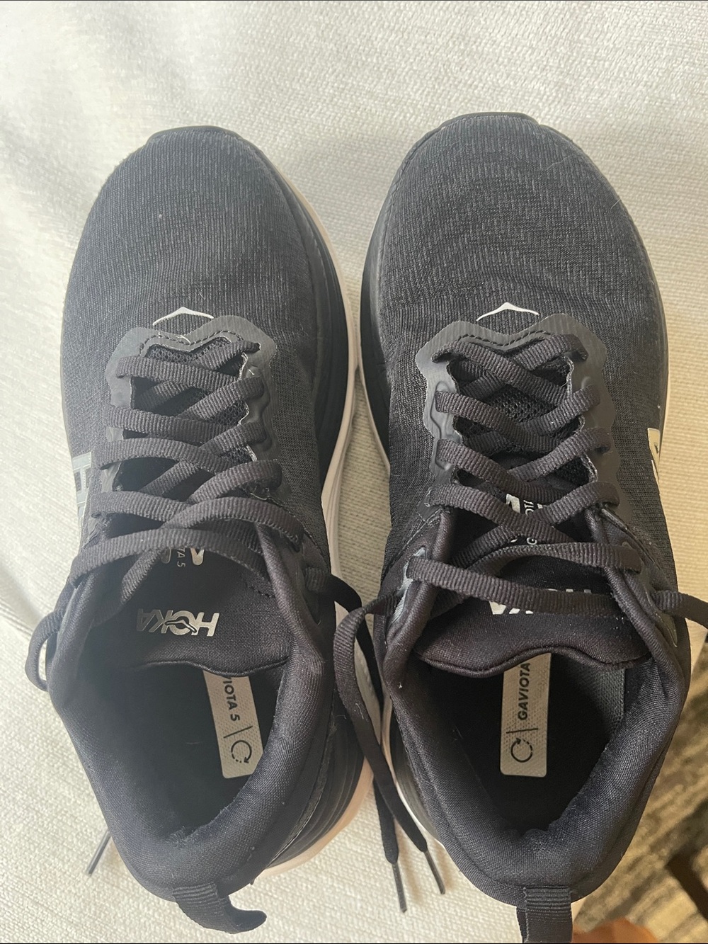 Hoka Women’s Black Athletic Running Shoes